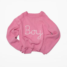 Load image into Gallery viewer, BOY WOVEN SWEATER
